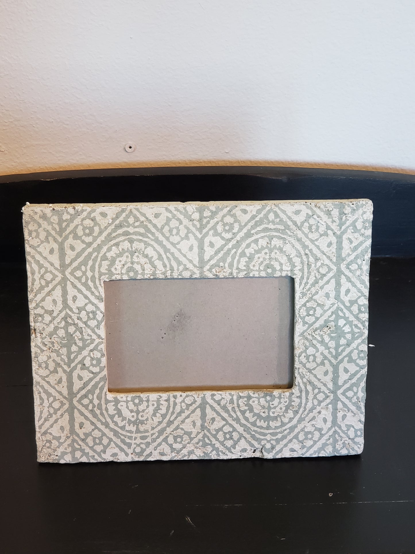 Cement Painted Picture Frame - The Desert Paintbrush
