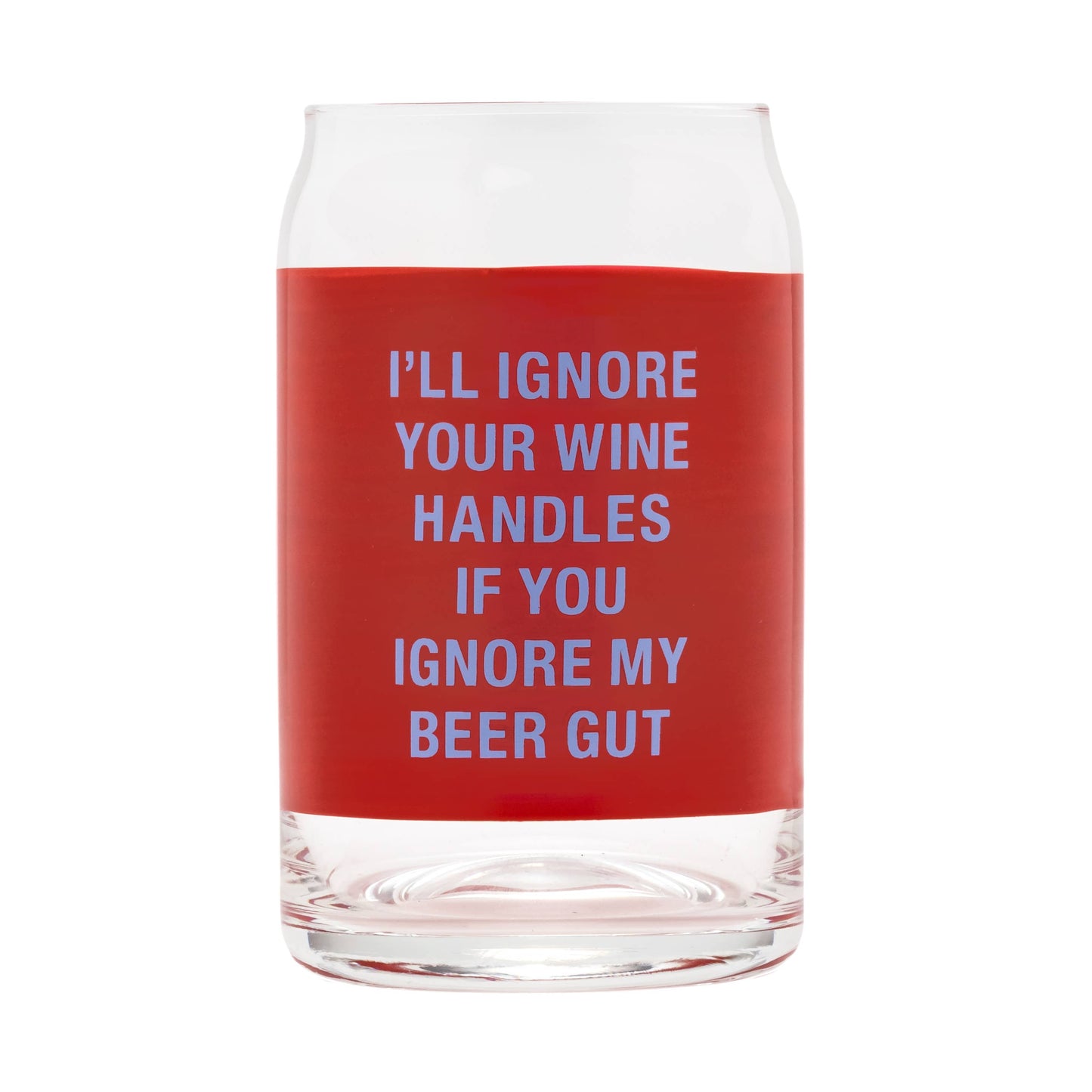 About Face Designs - Wine Handles Beer Gut Beer Can Glass