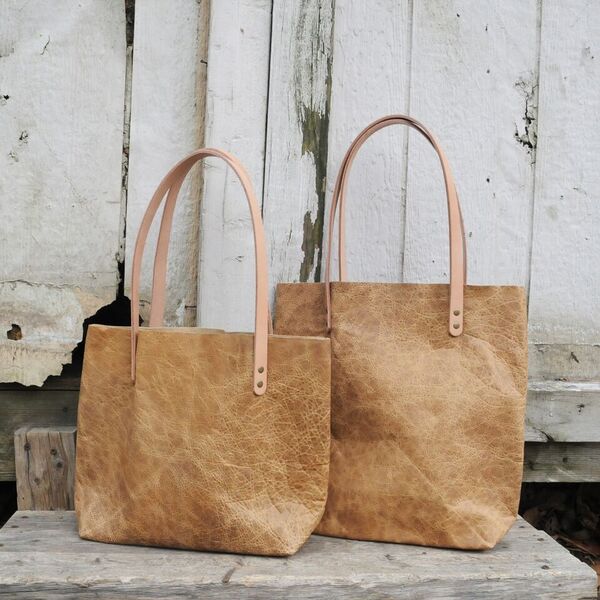 Hawks & Doves - Rustic Tote Tall - The Desert Paintbrush