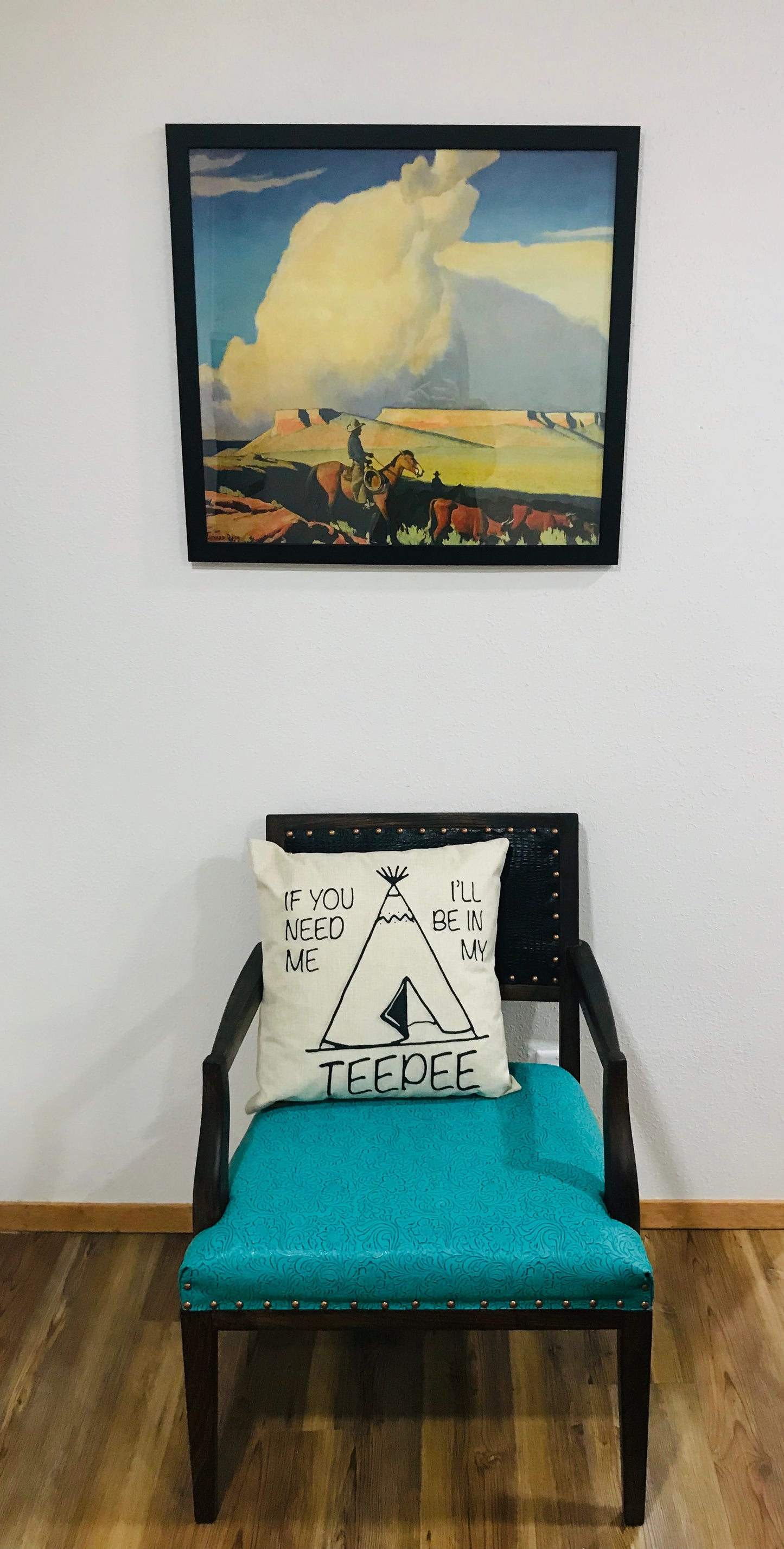 Teepee Pillow - The Desert Paintbrush