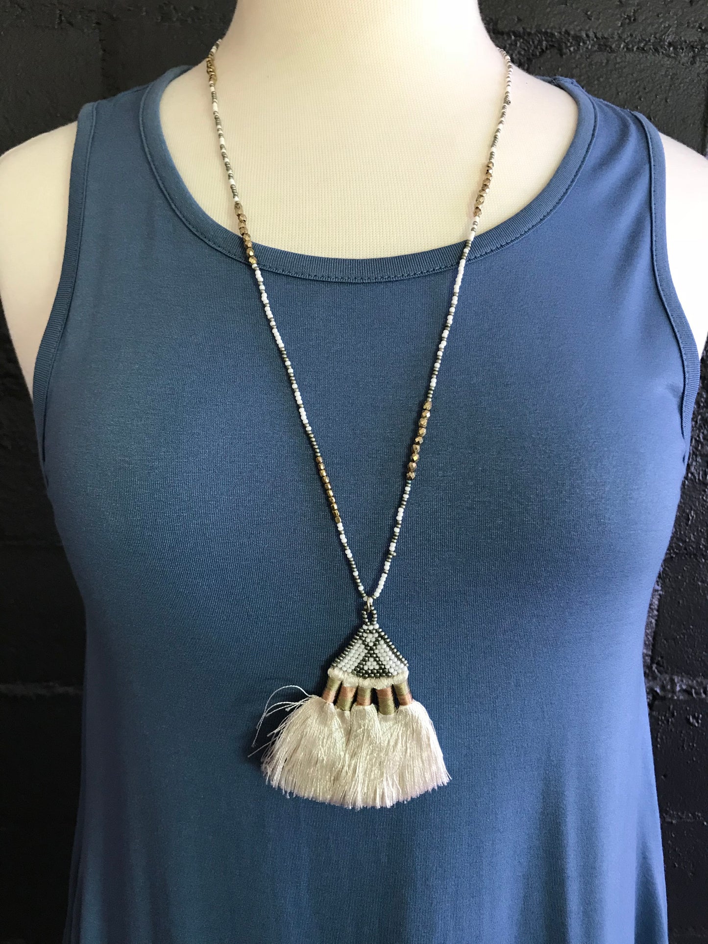 Fan Tassel Necklaces - The Desert Paintbrush