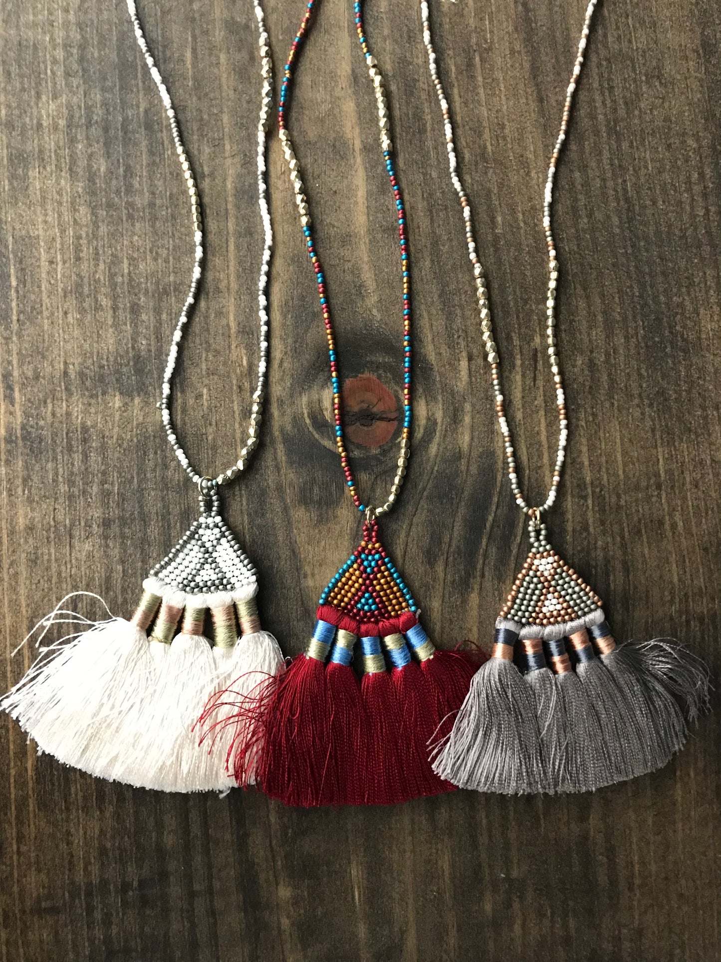 Fan Tassel Necklaces - The Desert Paintbrush