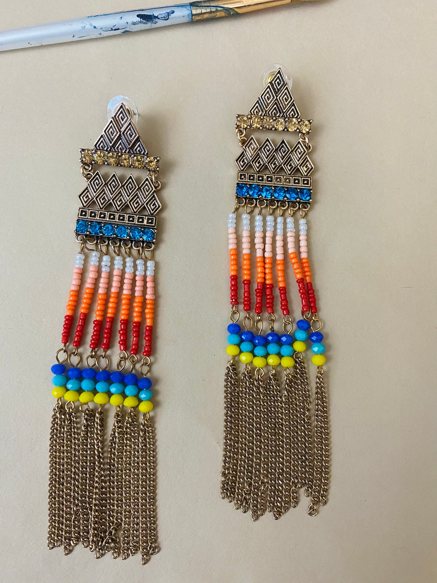 Favorite boho fringe earrings