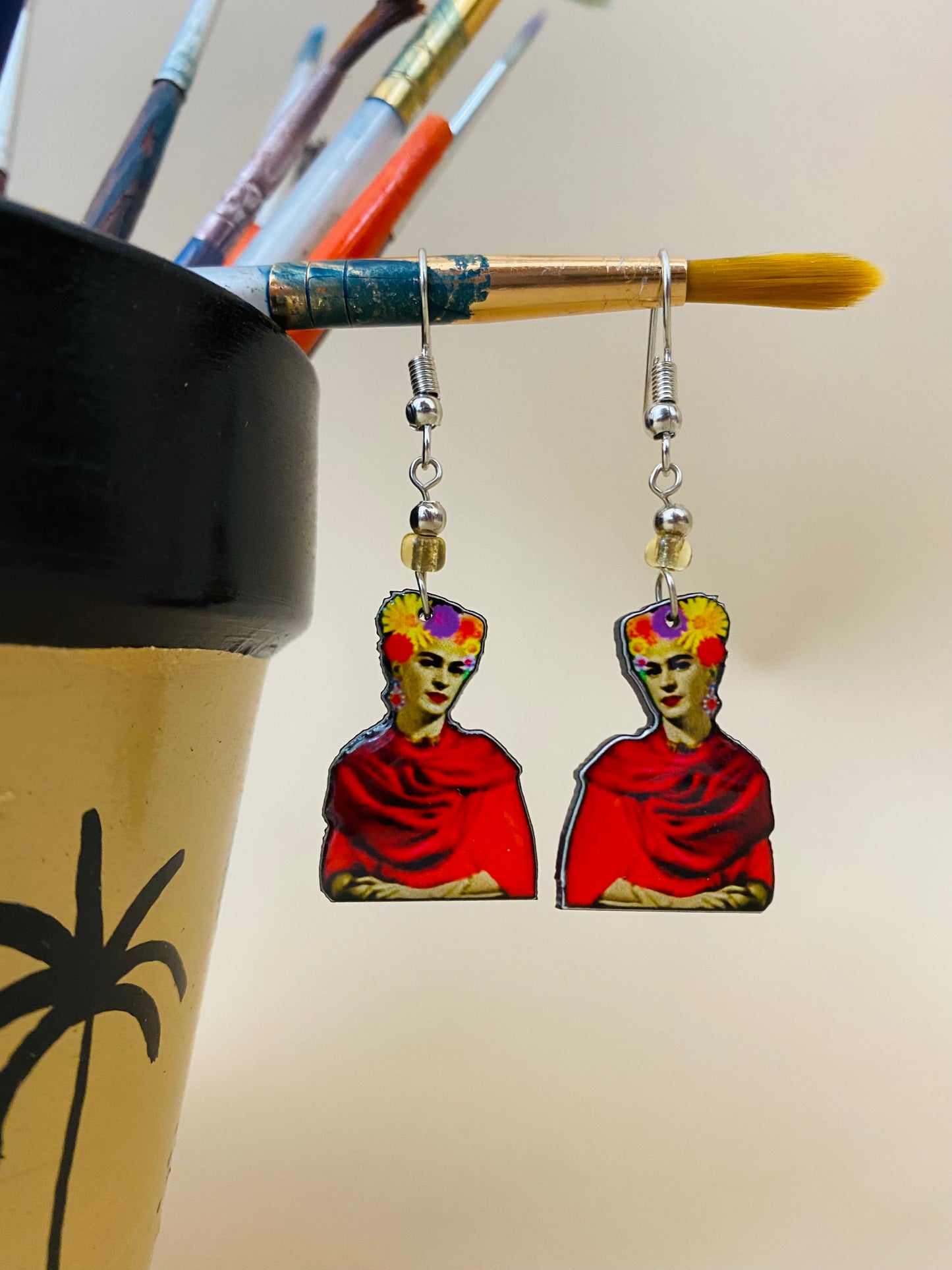 Frida Earrings-Red