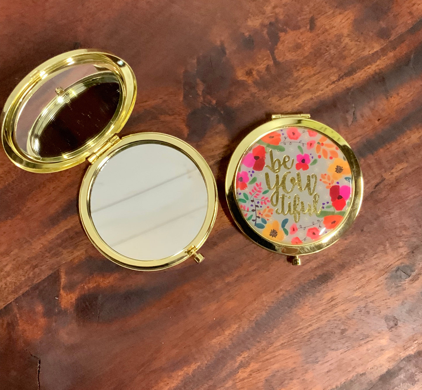 Compact mirror - The Desert Paintbrush
