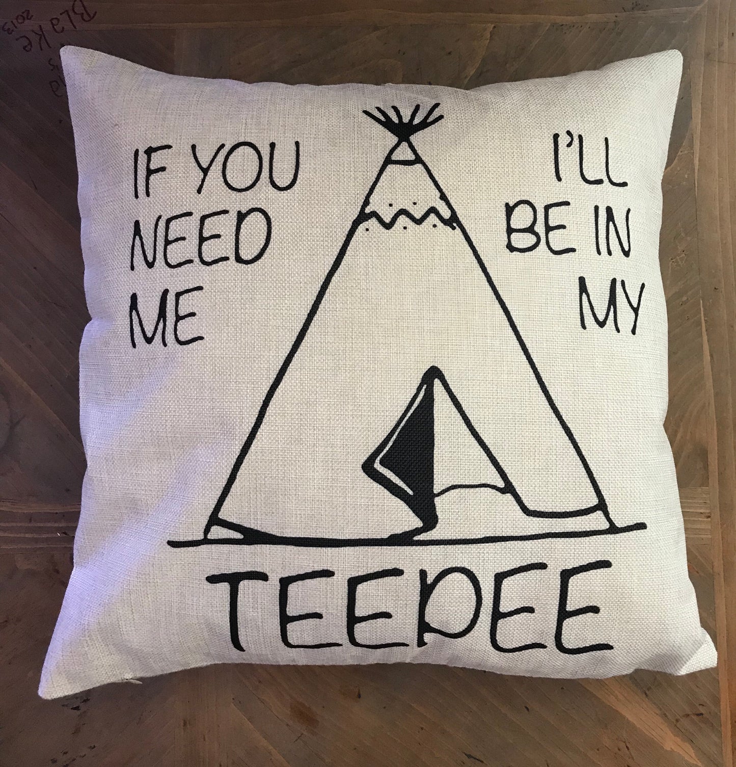 Teepee Pillow - The Desert Paintbrush