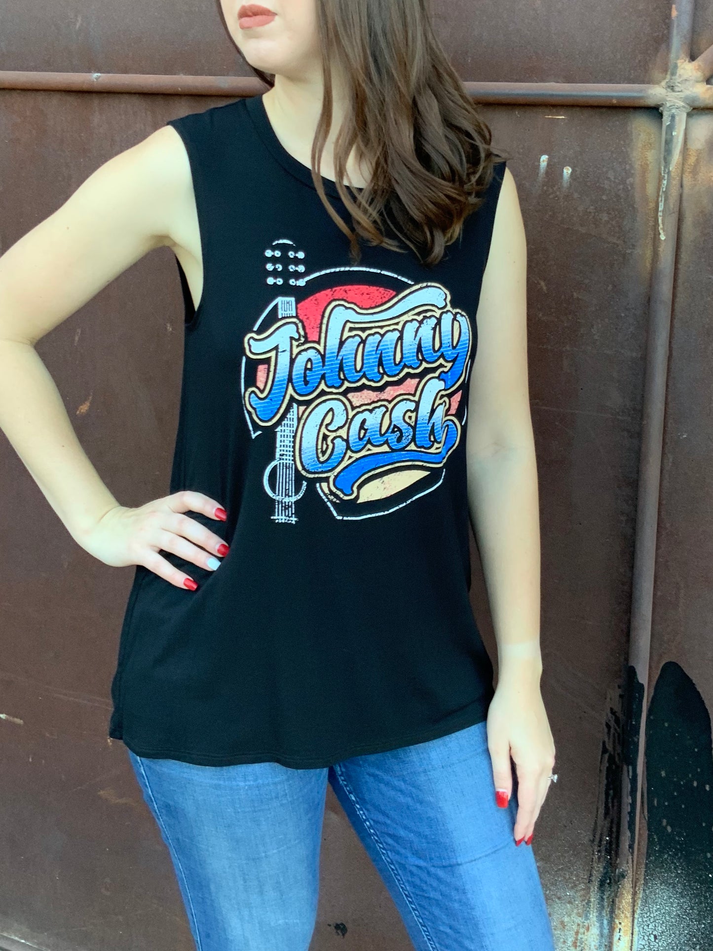 Johnny Cash tee - The Desert Paintbrush