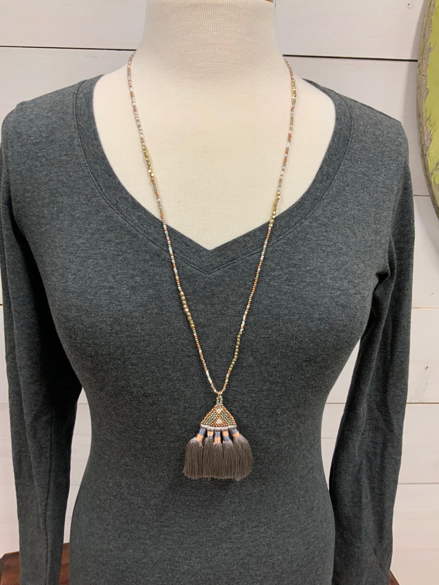 Fan Tassel Necklaces - The Desert Paintbrush