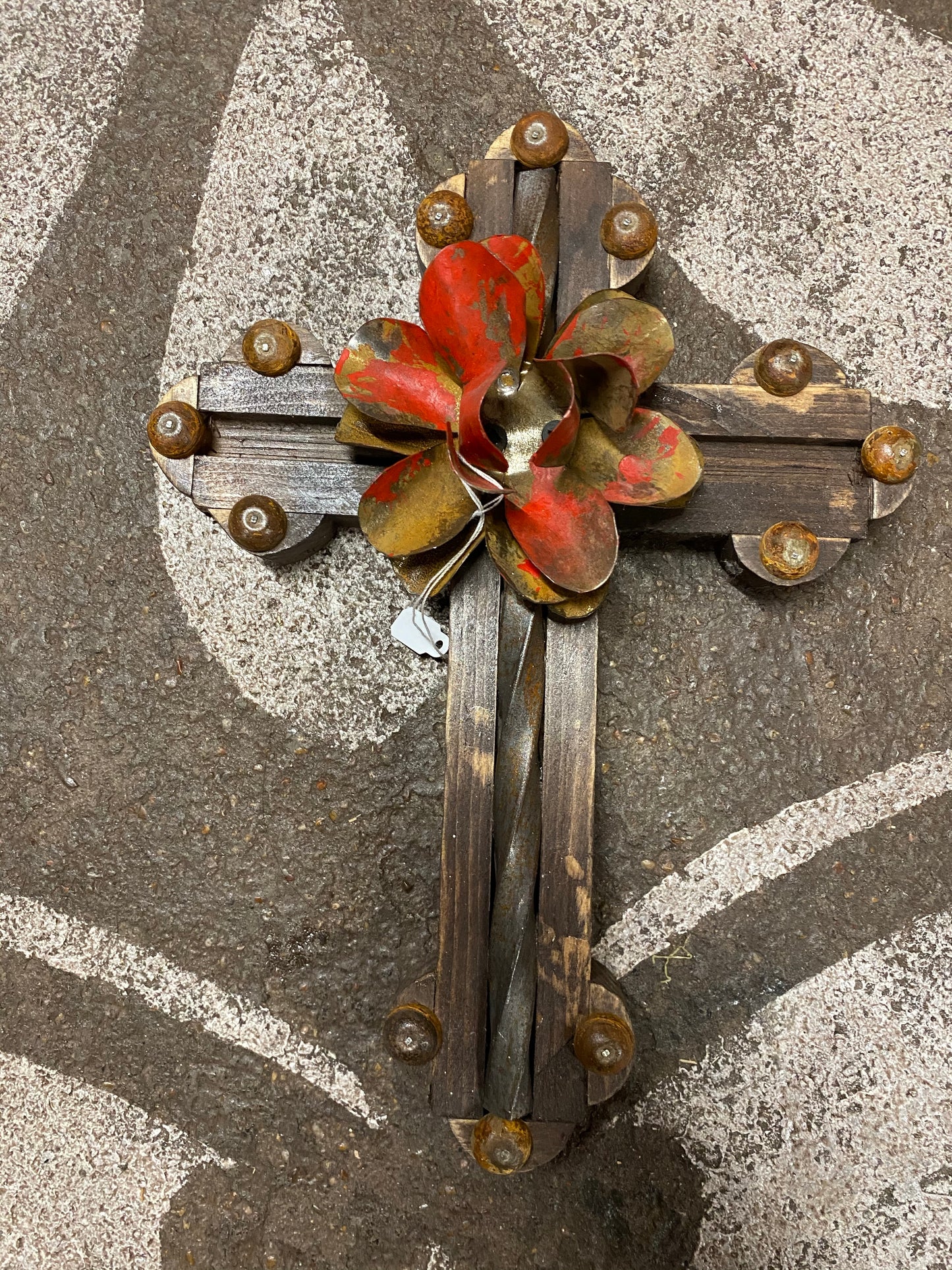 Large wooden cross