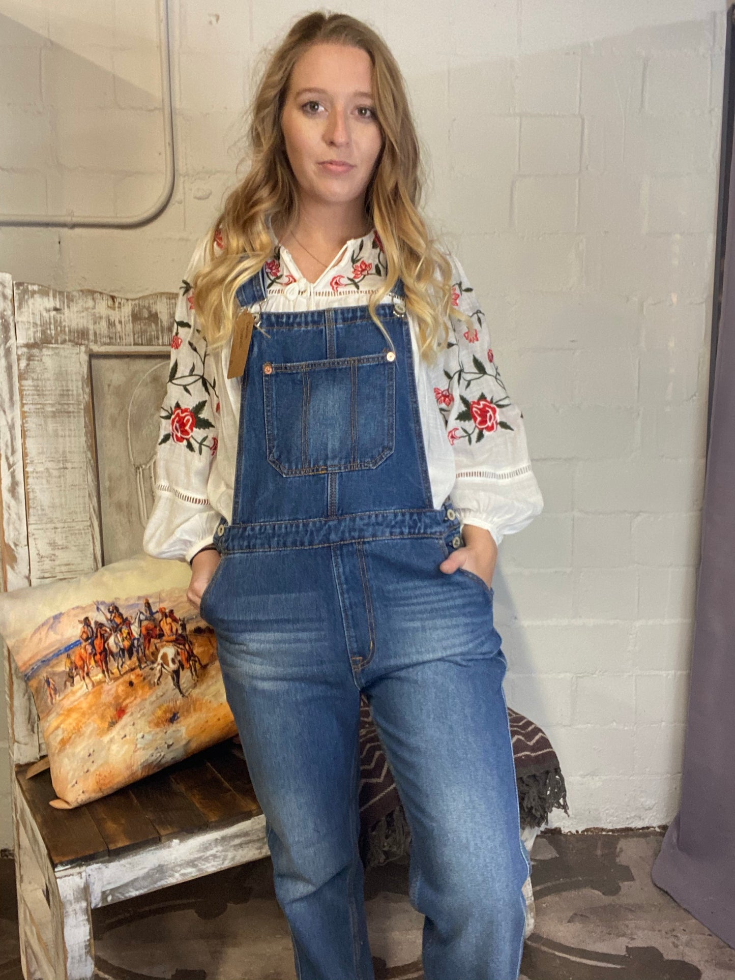 Denim Overalls
