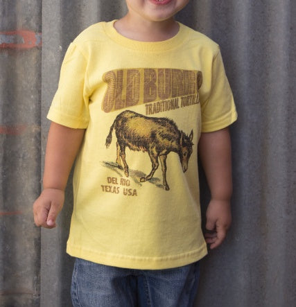 "Old Burro Tortilla Factory" Kids tee - The Desert Paintbrush