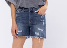 Judy Blue Mid Rise Shorts