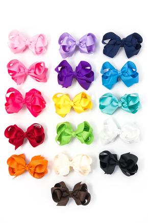 4 Inch Chunky Double Loop Bows - The Desert Paintbrush