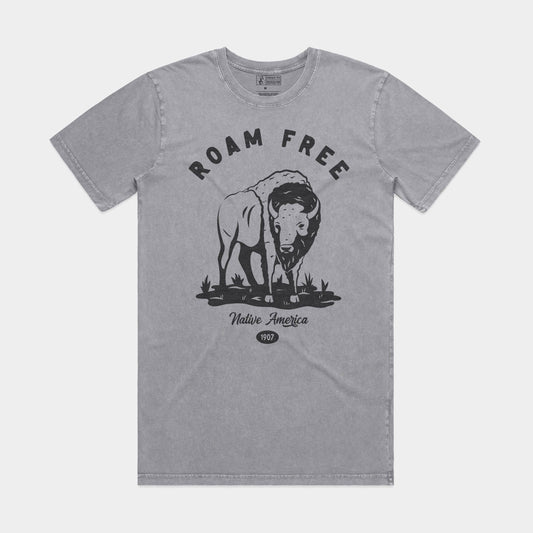 Unisex "Roam Free" Buffalo Tee
