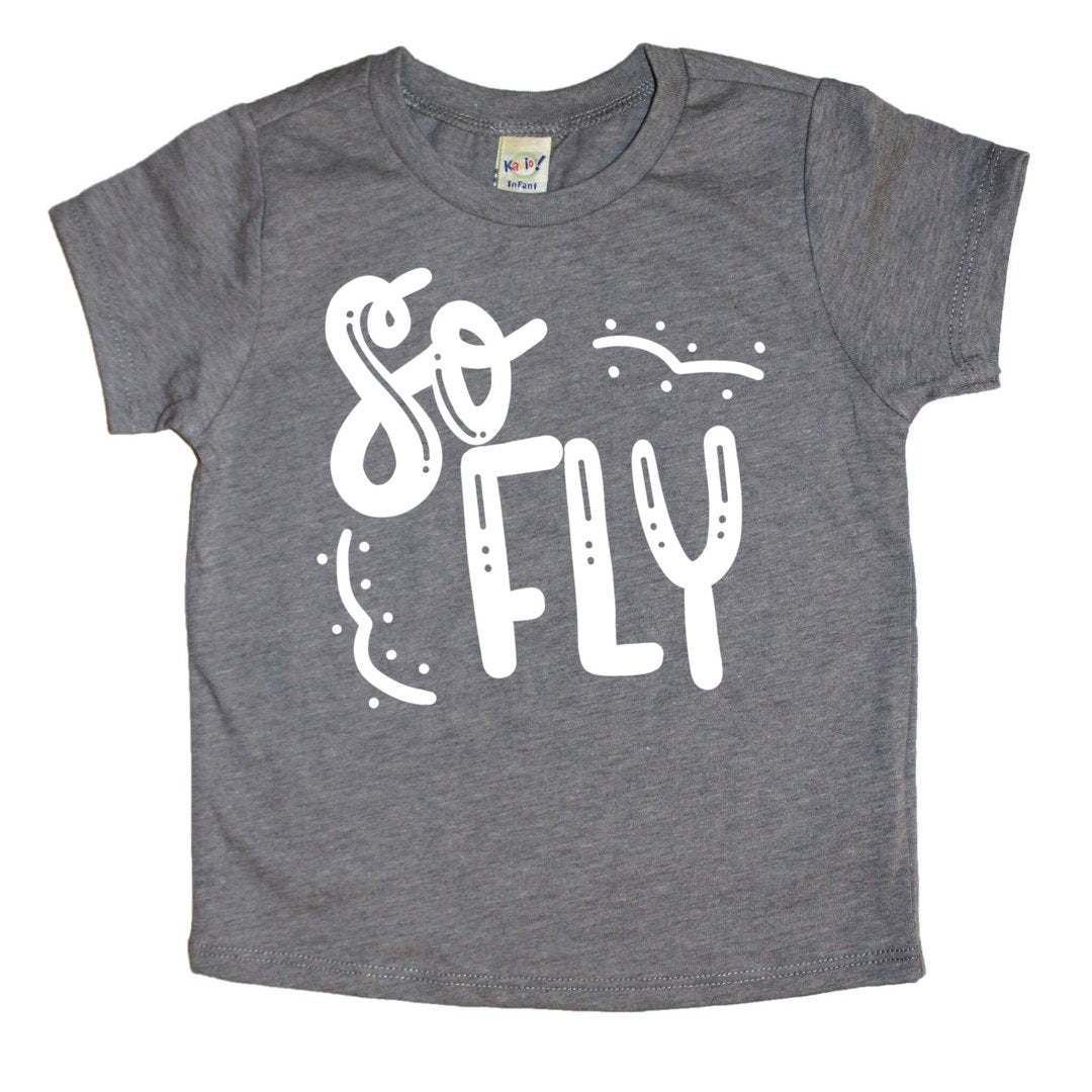 Mattie and Mase - So Fly Kids Tee - The Desert Paintbrush