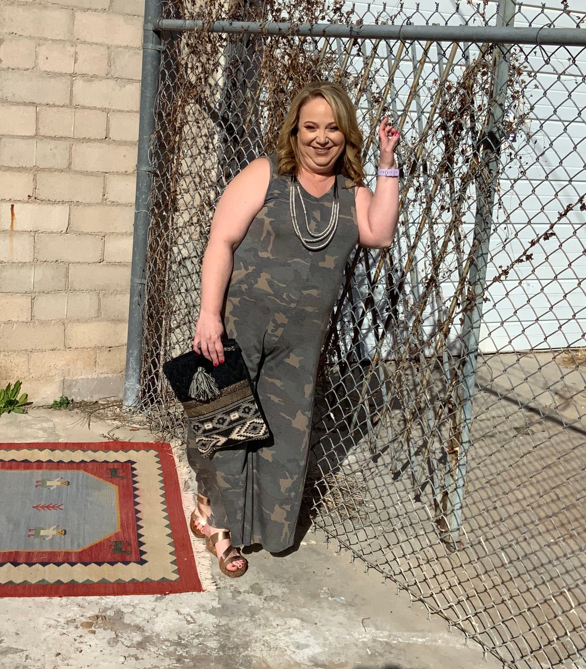 Camo Jumpsuit - The Desert Paintbrush