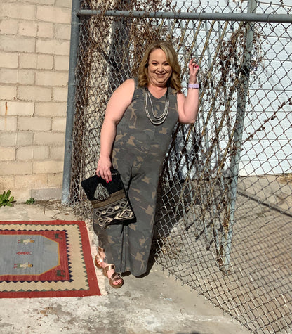 Camo Jumpsuit - The Desert Paintbrush