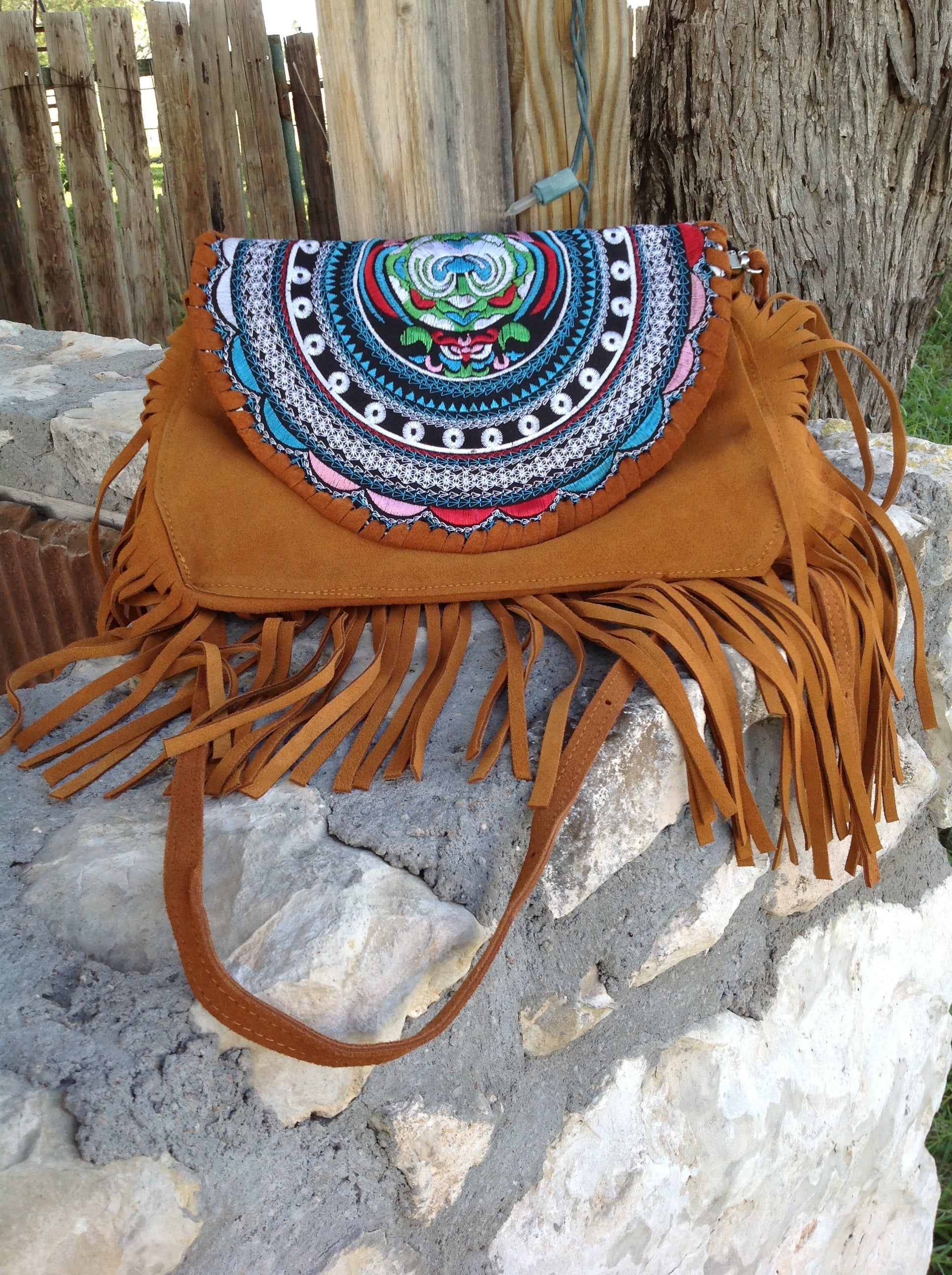 Festival Hippie Crossbody Handbag - The Desert Paintbrush