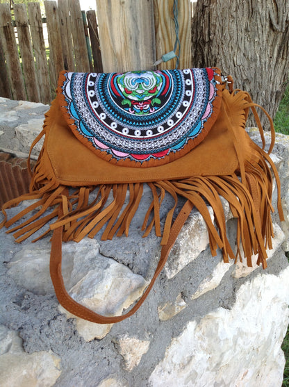 Festival Hippie Crossbody Handbag - The Desert Paintbrush