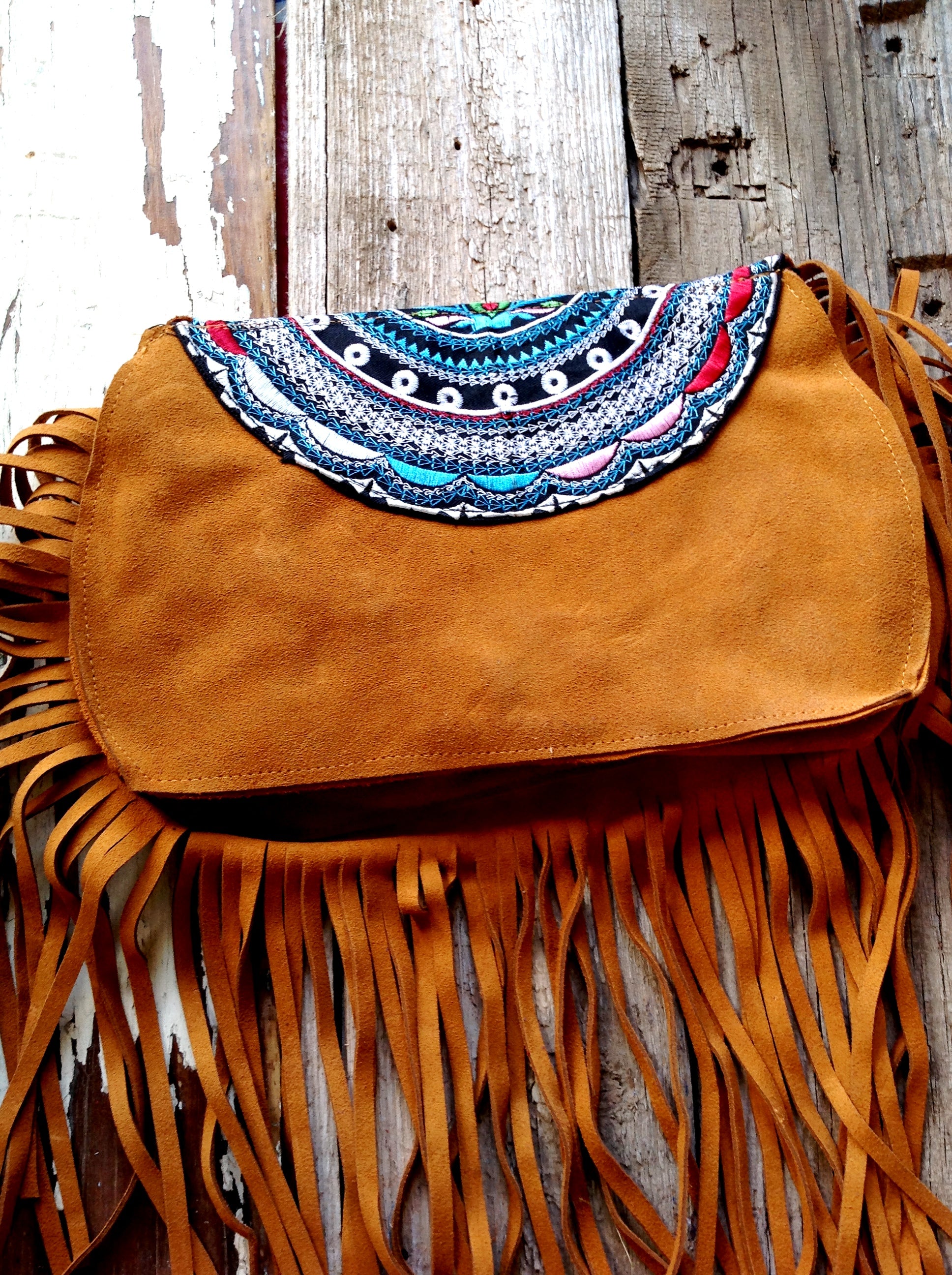 Festival Hippie Crossbody Handbag - The Desert Paintbrush