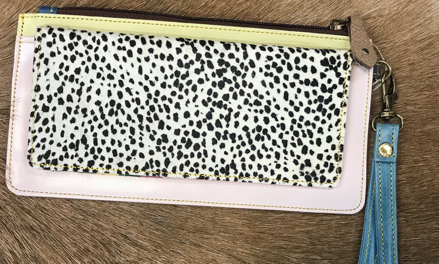 Leather Hair-On Wallet
