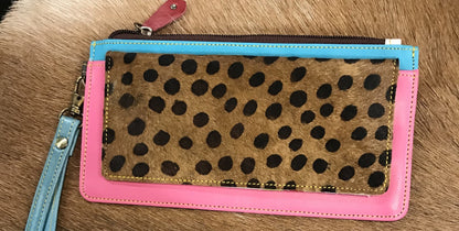 Leather Hair-On Wallet
