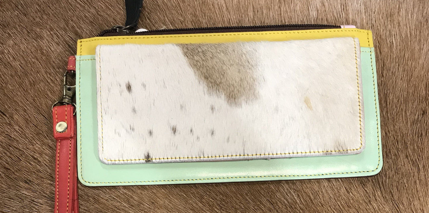 Leather Hair-On Wallet