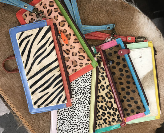 Leather Hair-On Wallet