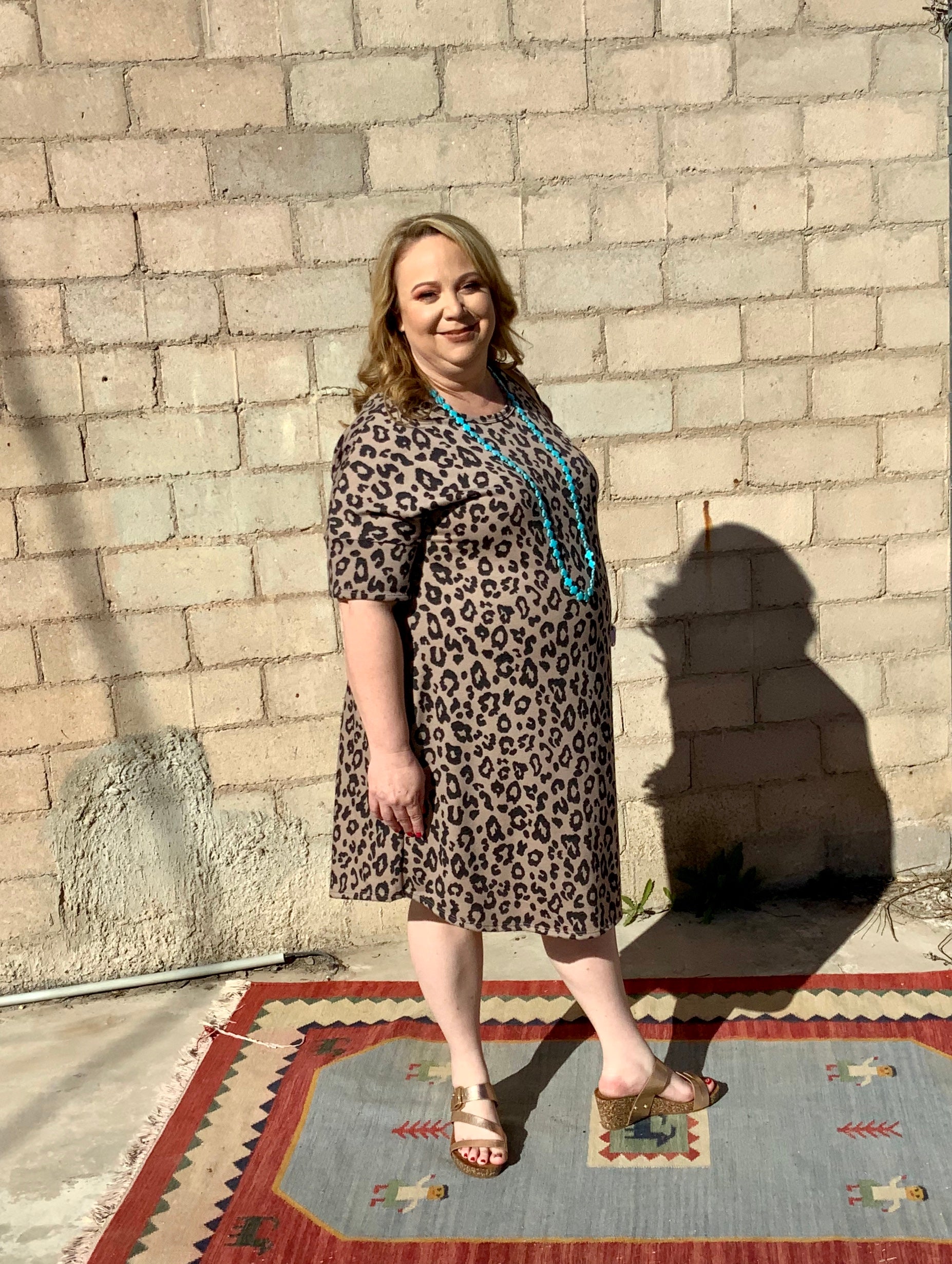 Leopard print dress - The Desert Paintbrush