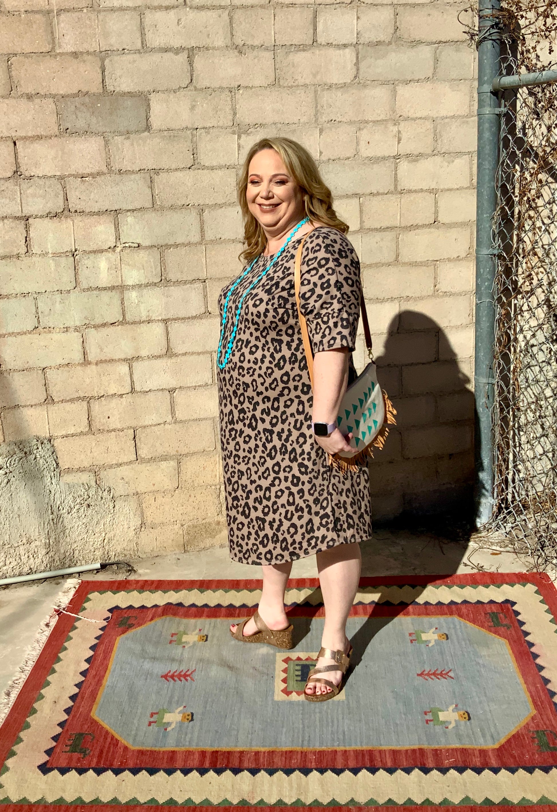 Leopard print dress - The Desert Paintbrush
