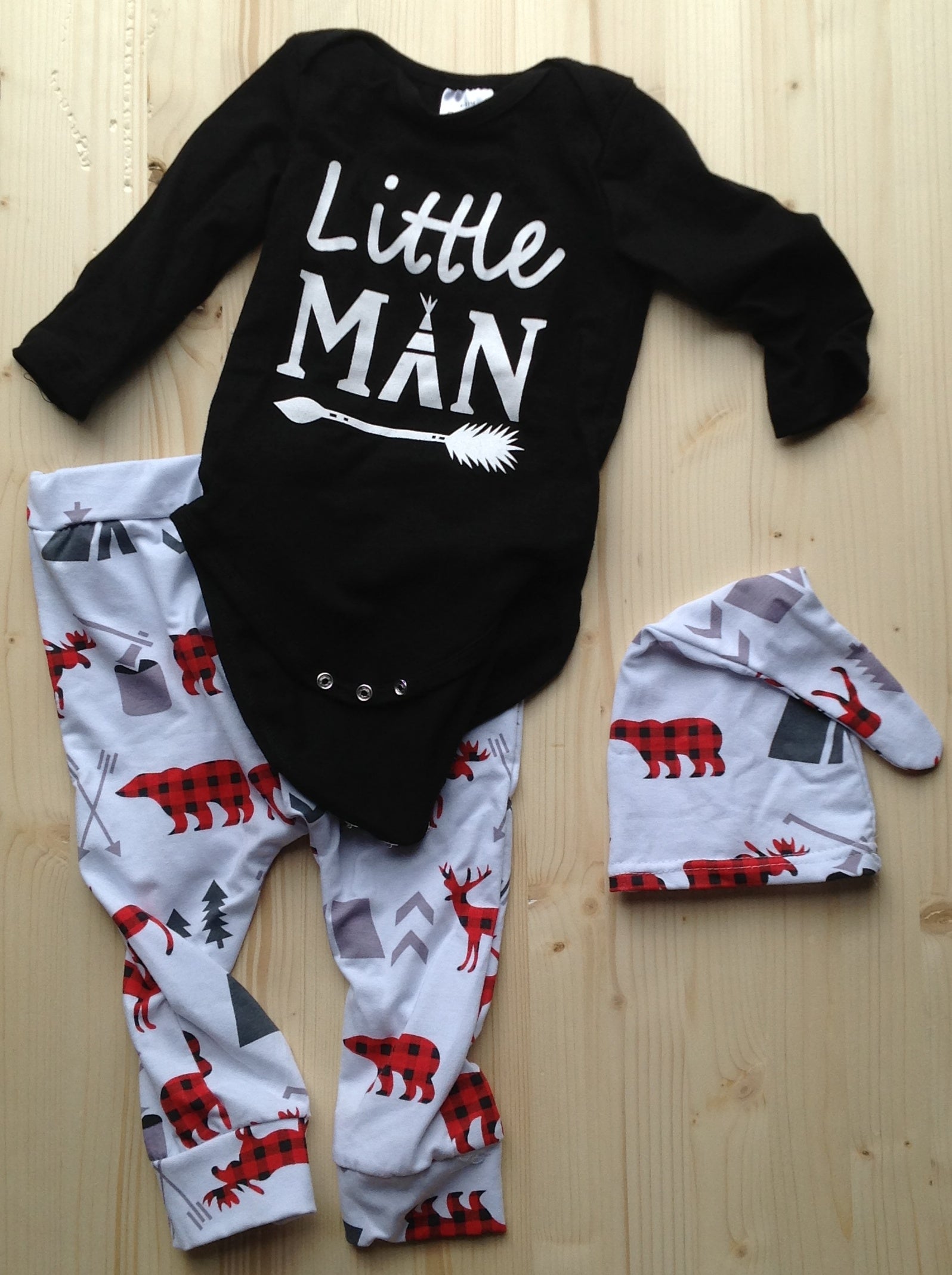 "Little Man' 3 pc Set - The Desert Paintbrush