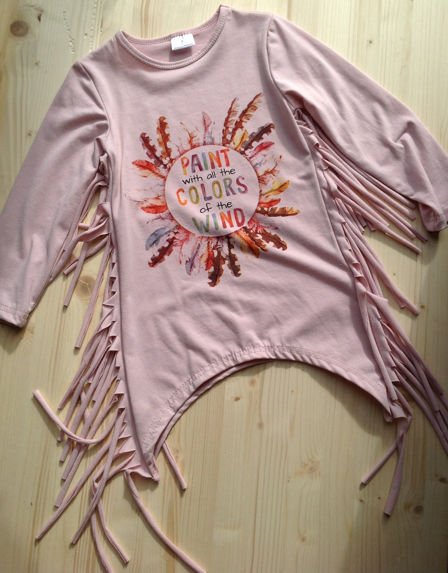 Pocahontas Fringe Top - The Desert Paintbrush