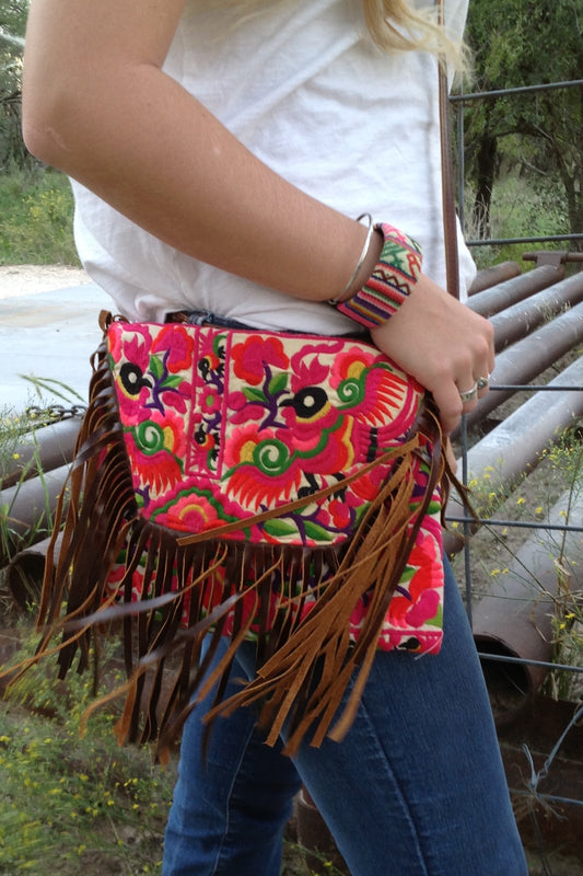 Festival fringe cross body - The Desert Paintbrush