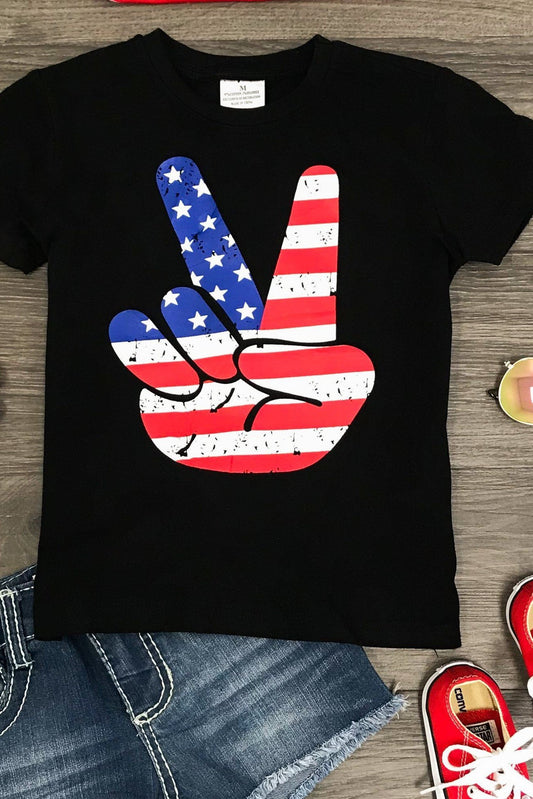 Kiddos Peace Sign Tee - The Desert Paintbrush