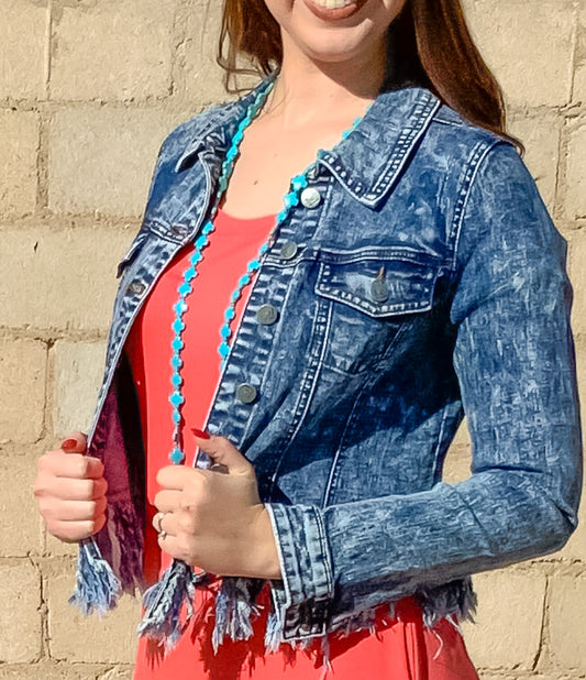 Darlin Denim Jacket - The Desert Paintbrush