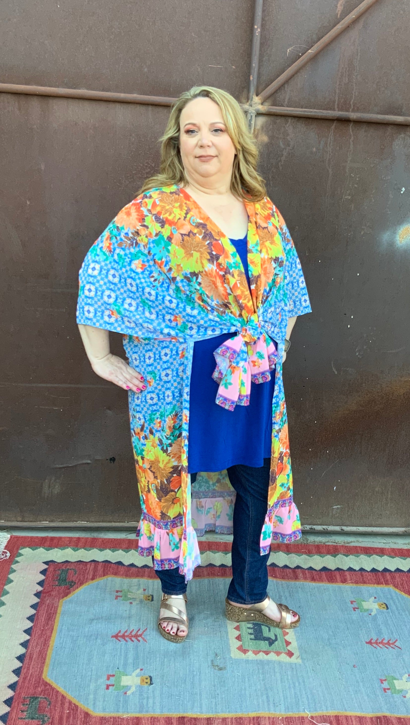 Floral Kimono - The Desert Paintbrush