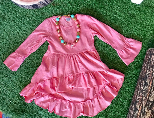 Pink Ruffles Top - The Desert Paintbrush