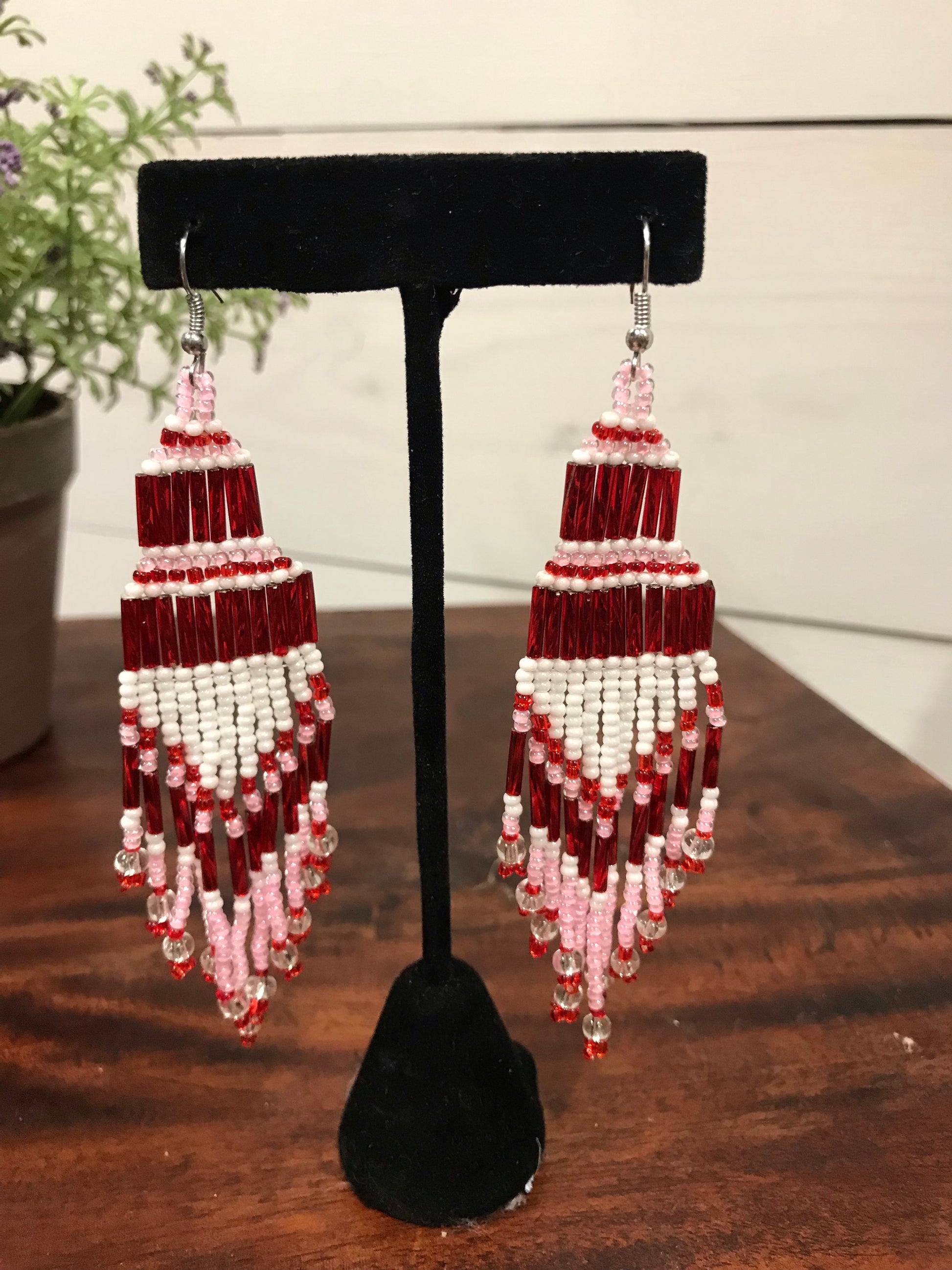 Beaded Chandeliers Earrings - The Desert Paintbrush