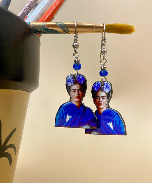 Frida Earrings-Blue