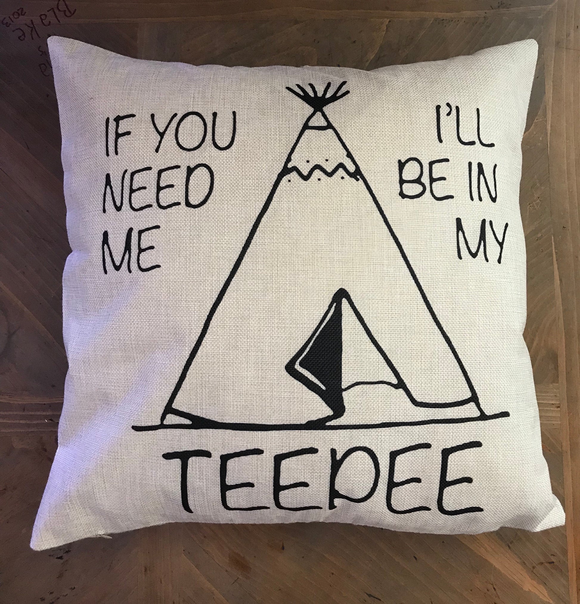 Teepee Pillow - The Desert Paintbrush