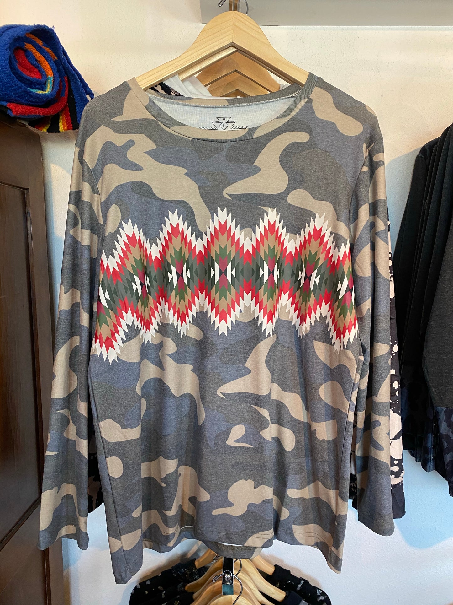 Aztec Camo Top