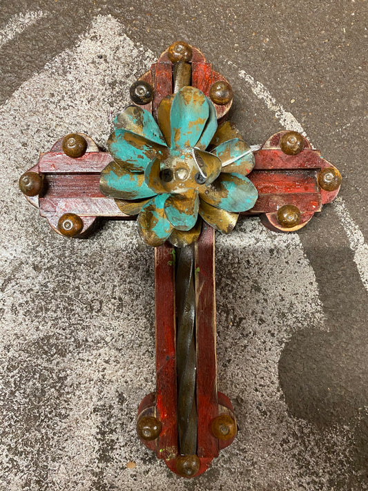 Large wooden cross