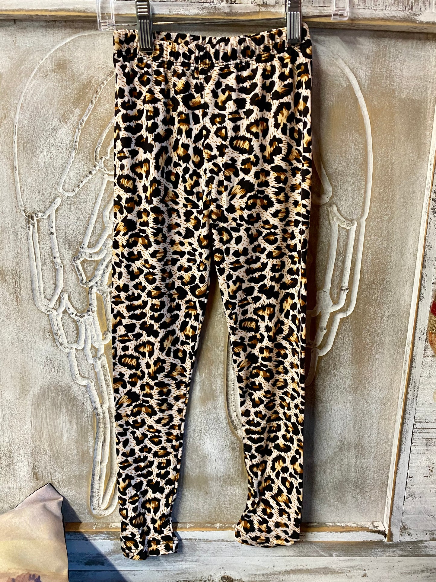 Girls Leopard Soft Leggings