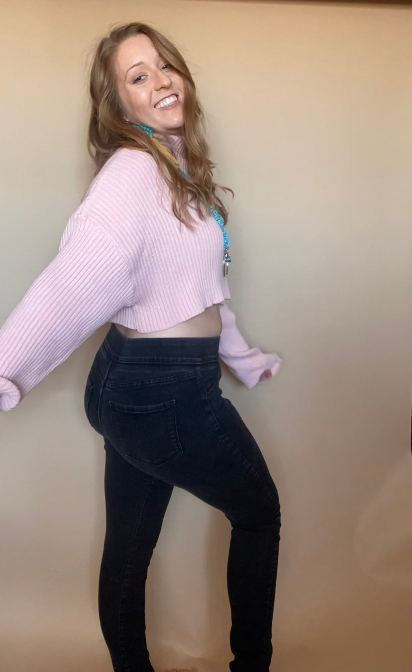 Pretty Pink Turtleneck