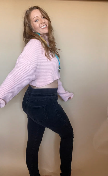 Pretty Pink Turtleneck