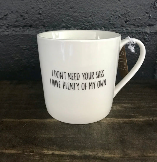 Plenty of Sass coffee mug - The Desert Paintbrush