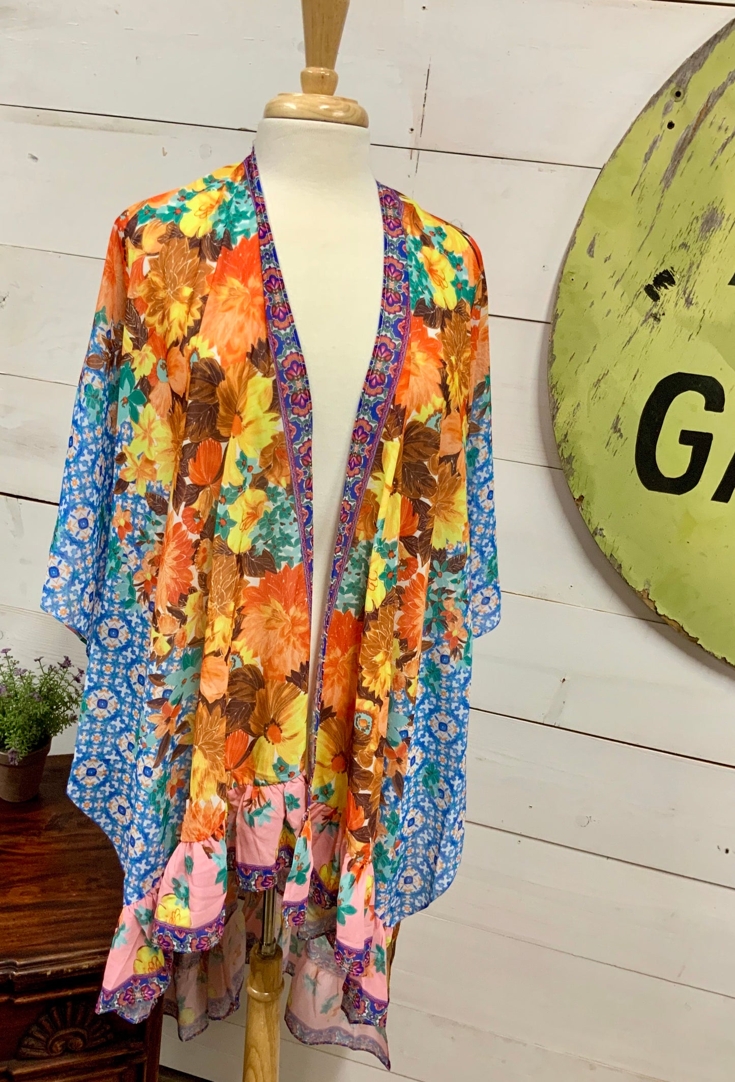 Floral Kimono - The Desert Paintbrush