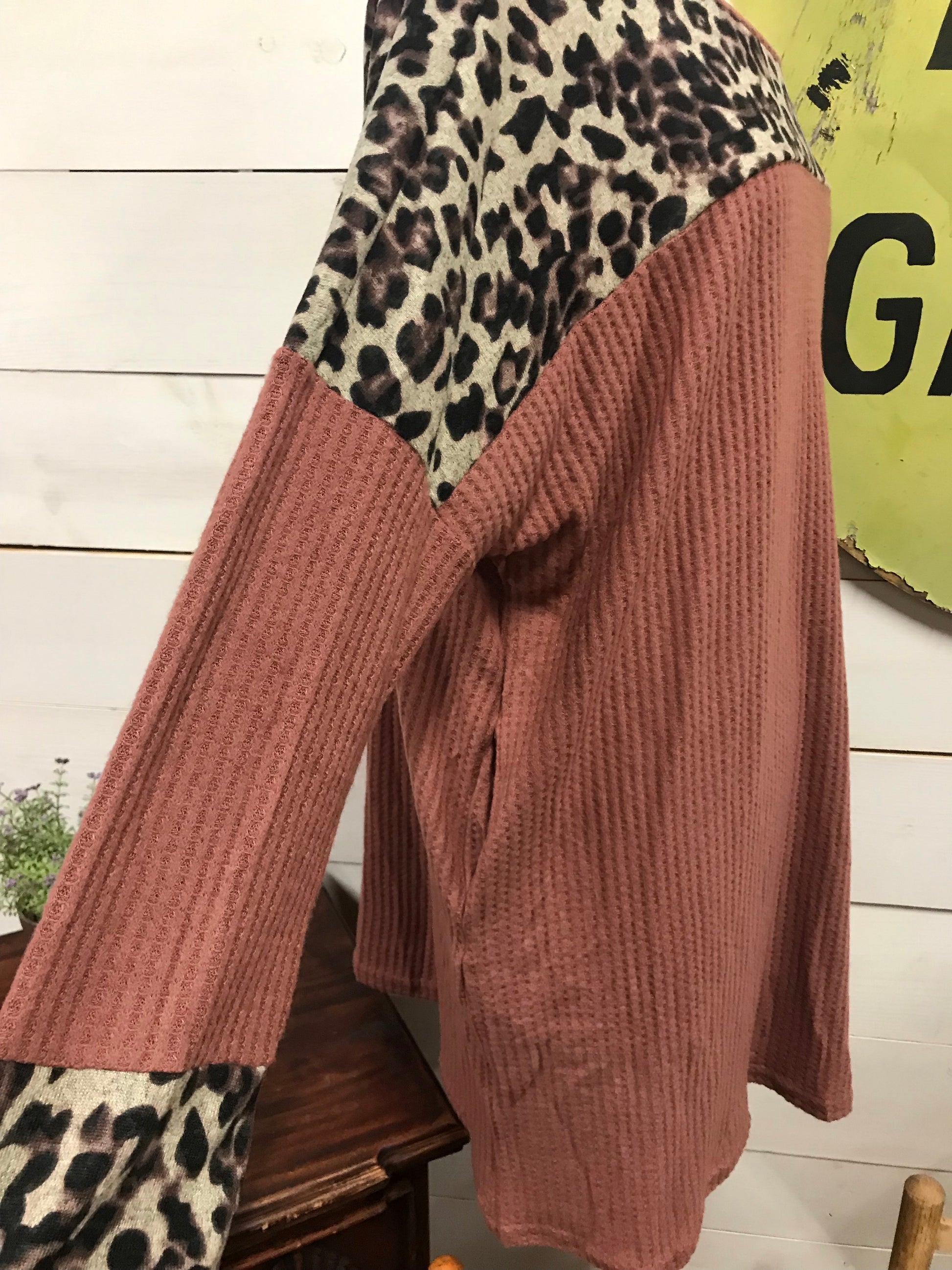 Leopard & Blush dress - The Desert Paintbrush