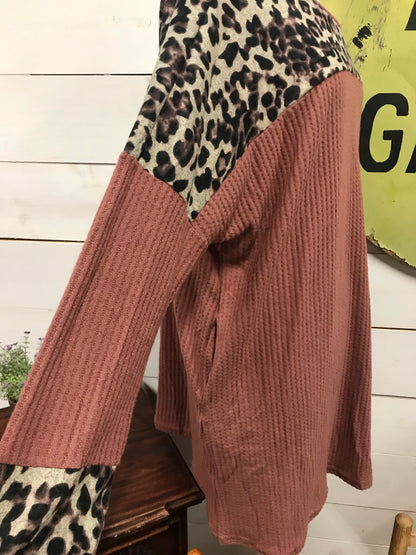 Leopard & Blush dress - The Desert Paintbrush