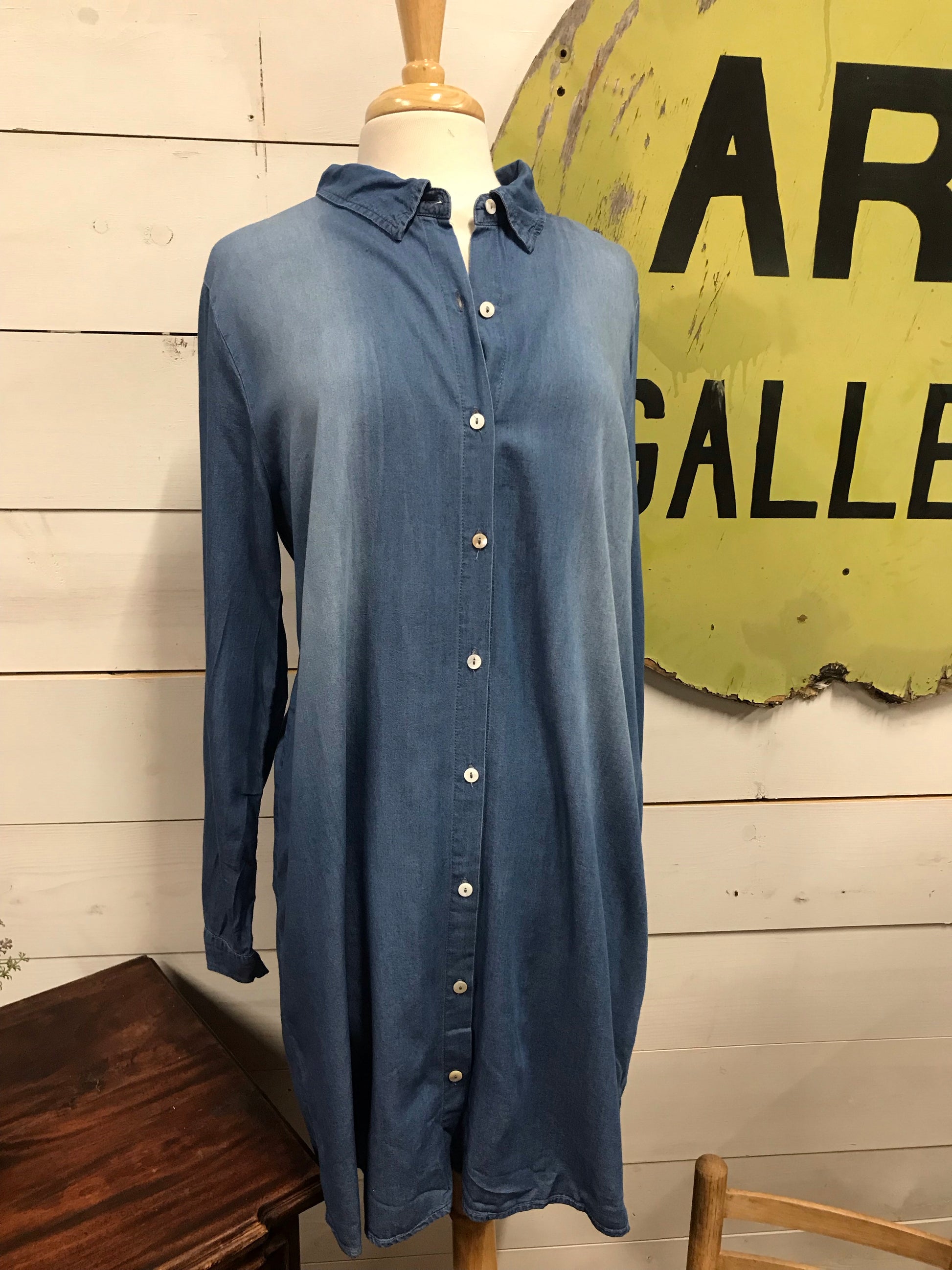 Denim Dress - The Desert Paintbrush